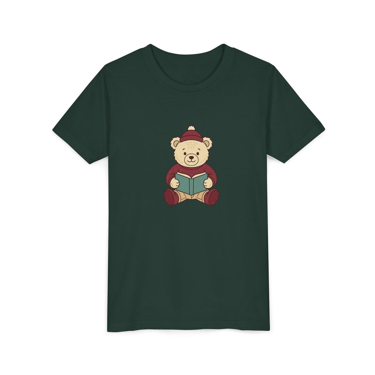Reading Teddy Bear Kids' Graphic T-Shirt