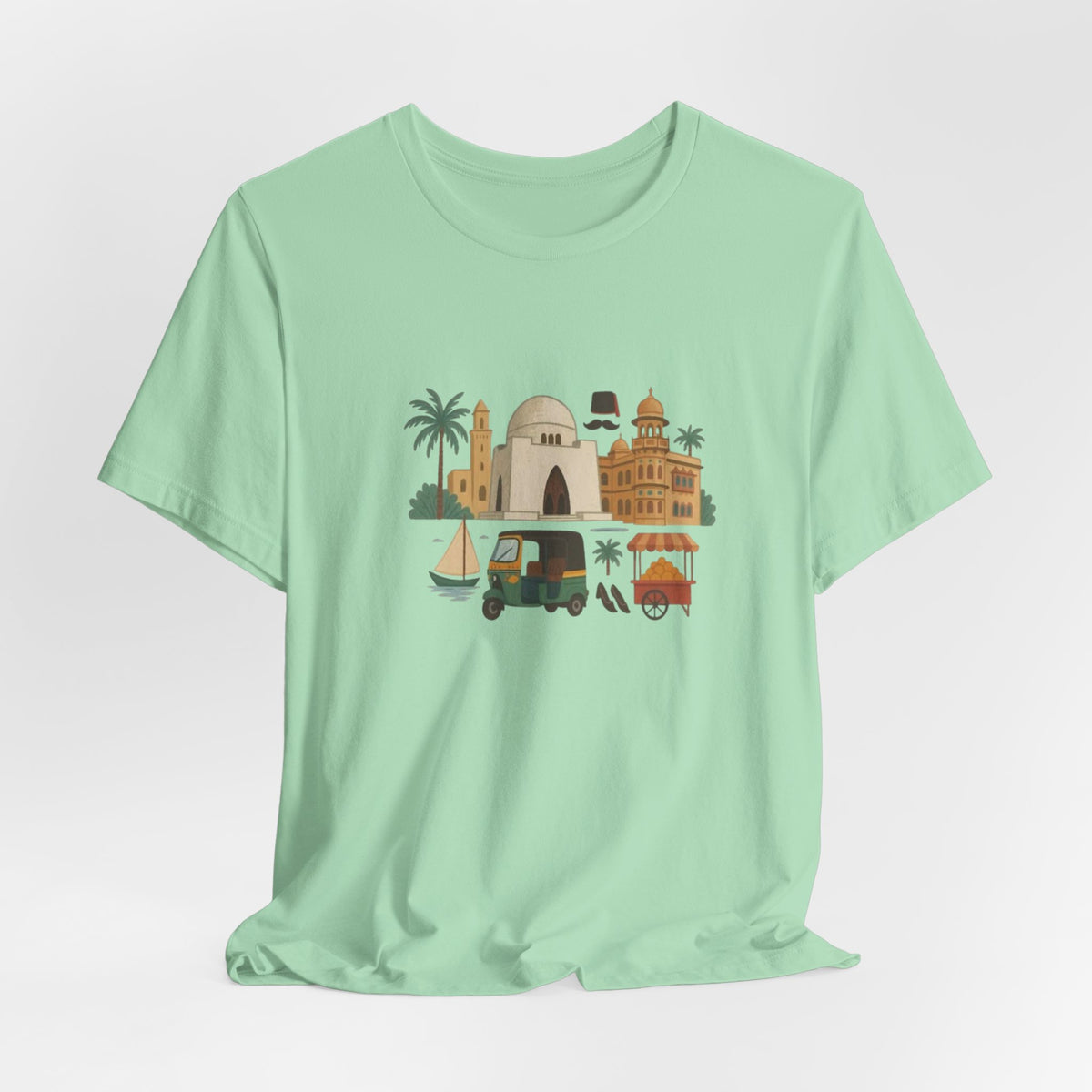 Pakistan Landmarks Unisex Graphic T-Shirt