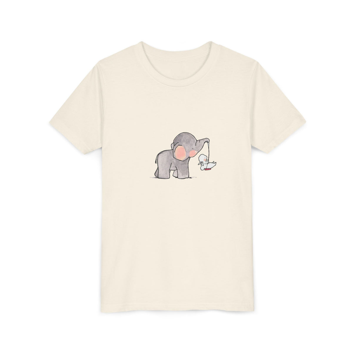 Elephant and Tiny Friend Kids' Graphic T-Shirt