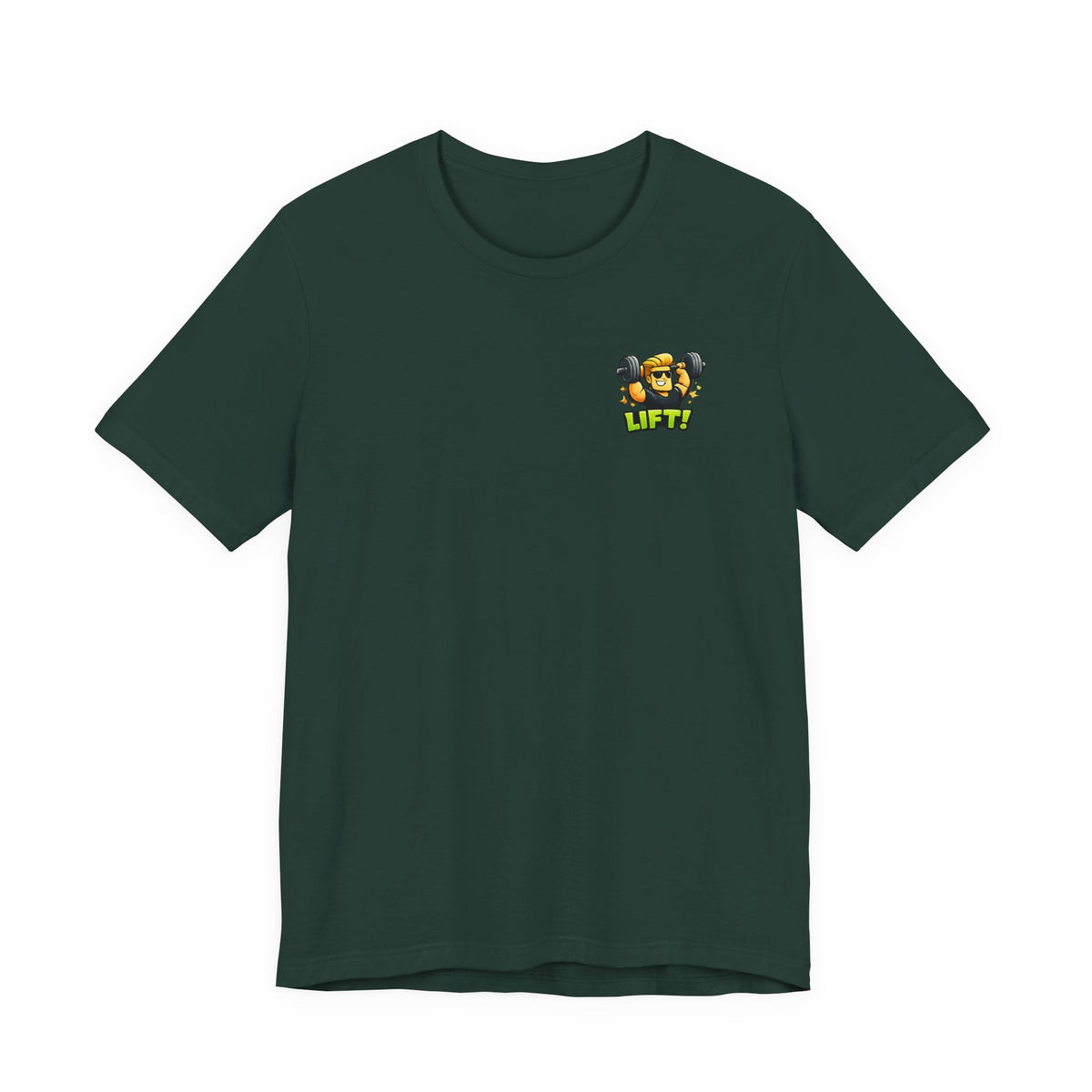 Lift! Cartoon Fitness Unisex Graphic T-Shirt
