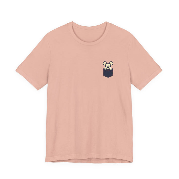 Pocket Bear Print Unisex Graphic T-Shirt
