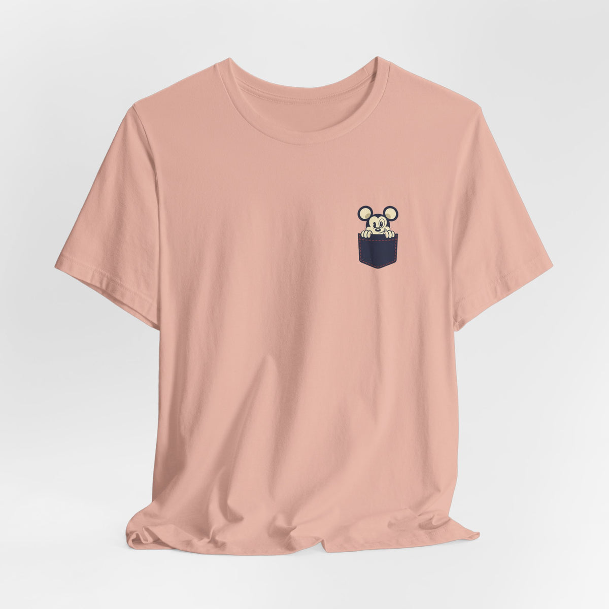 Pocket Bear Print Unisex Graphic T-Shirt