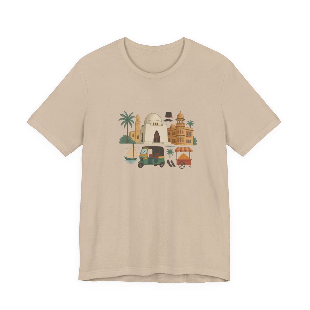 Pakistan Landmarks Unisex Graphic T-Shirt