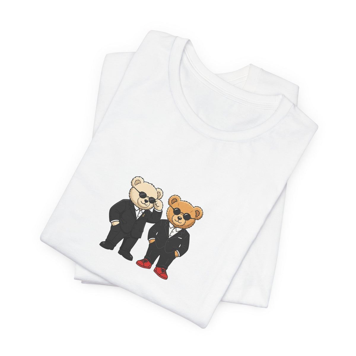 Smart Suit Bear Duo Unisex Graphic T-Shirt