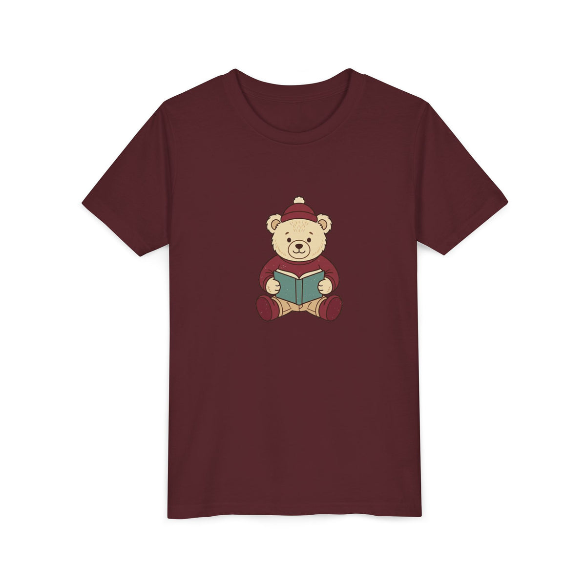 Reading Teddy Bear Kids' Graphic T-Shirt