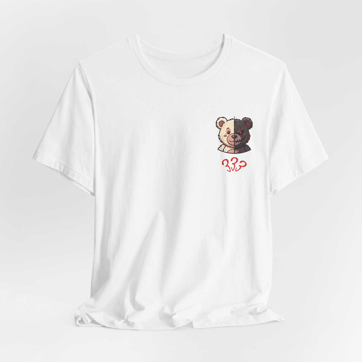 Two-Tone Bear and Om Unisex Graphic T-Shirt