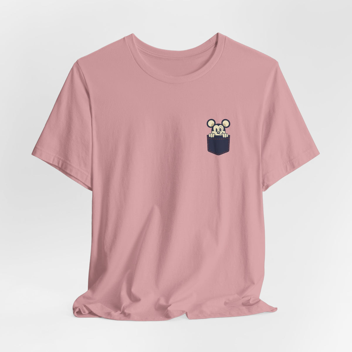 Pocket Bear Print Unisex Graphic T-Shirt