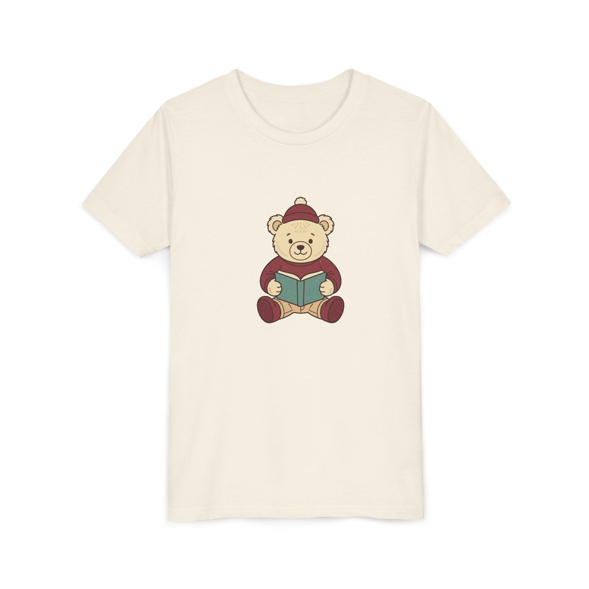 Reading Teddy Bear Kids' Graphic T-Shirt