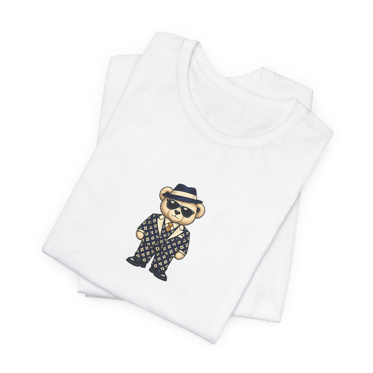 Suited Teddy Bear Unisex Graphic T-Shirt