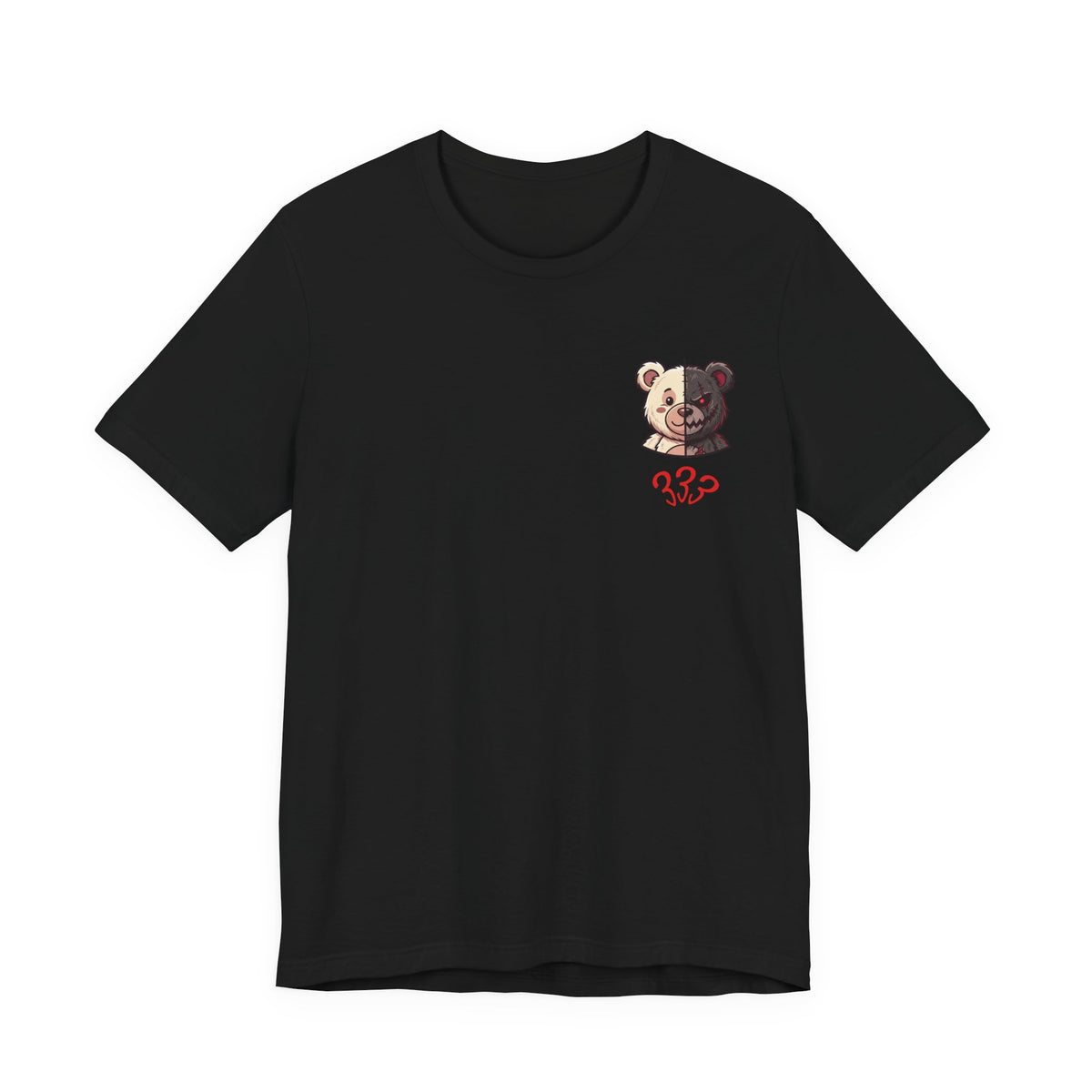 Two-Tone Bear and Om Unisex Graphic T-Shirt