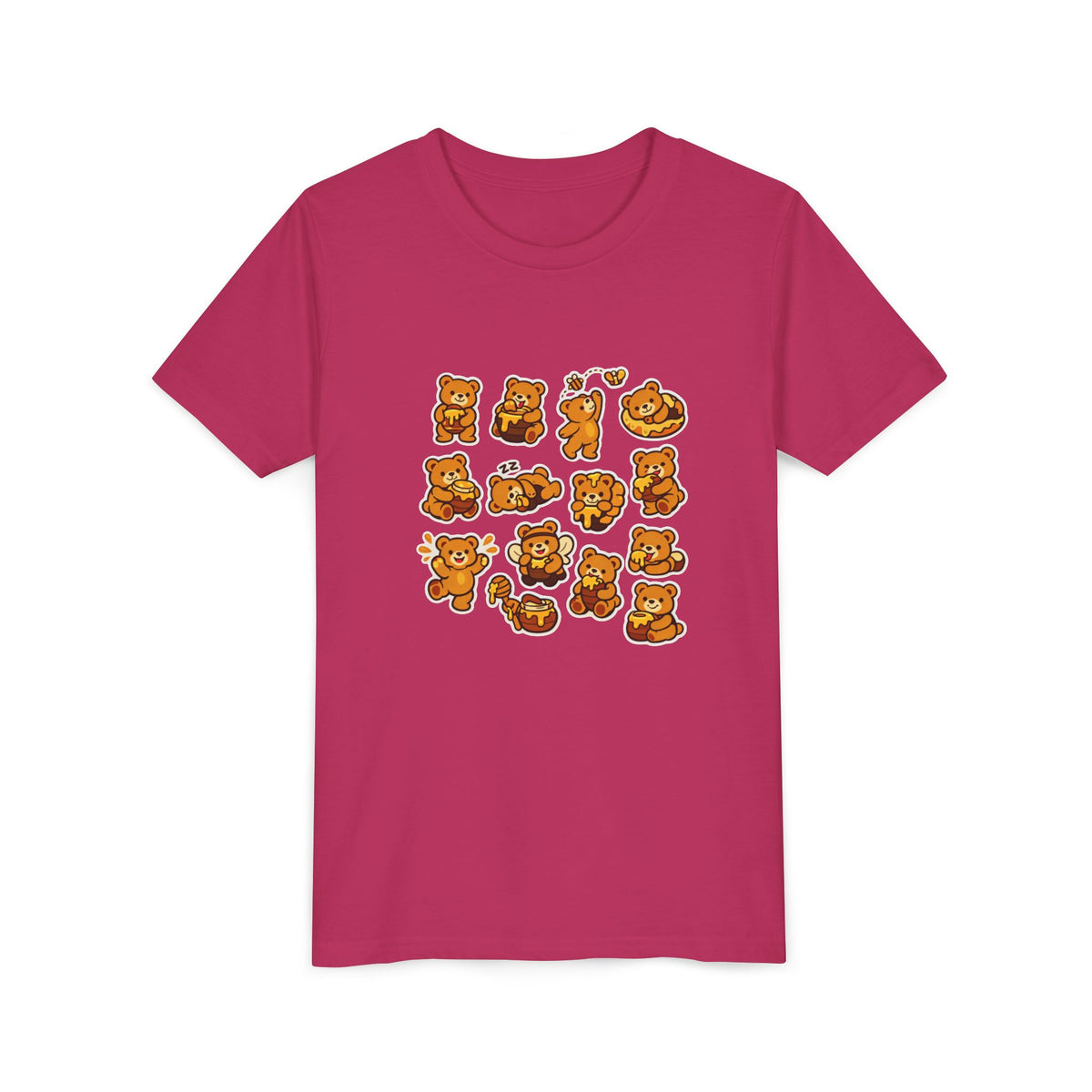 Honey Bear Collage Kids' Graphic T-Shirt