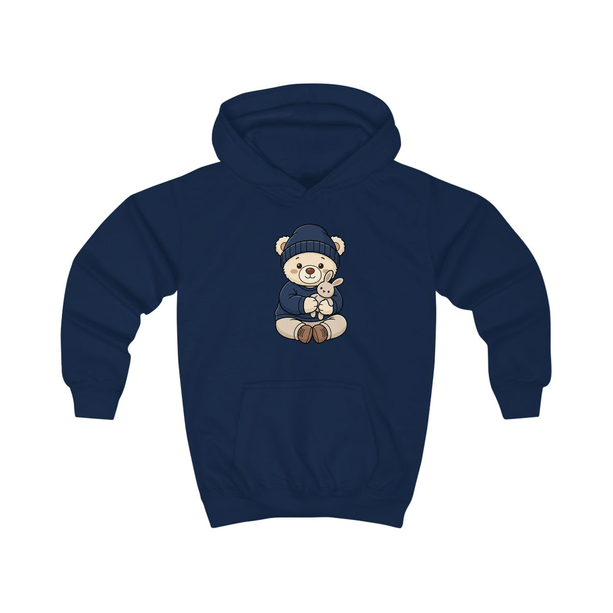 Teddy Bear and Bunny Kids' Graphic Hoodie
