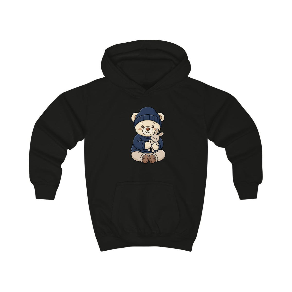 Teddy Bear and Bunny Kids' Graphic Hoodie