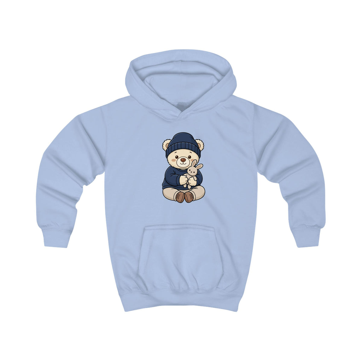 Teddy Bear and Bunny Kids' Graphic Hoodie