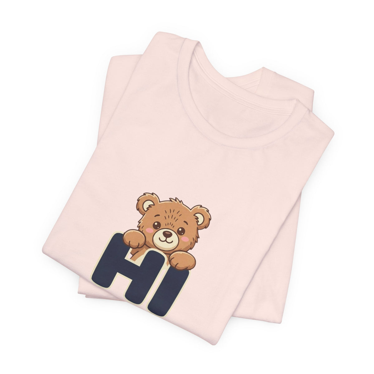 Hi Teddy Bear Unisex Graphic T-Shirt