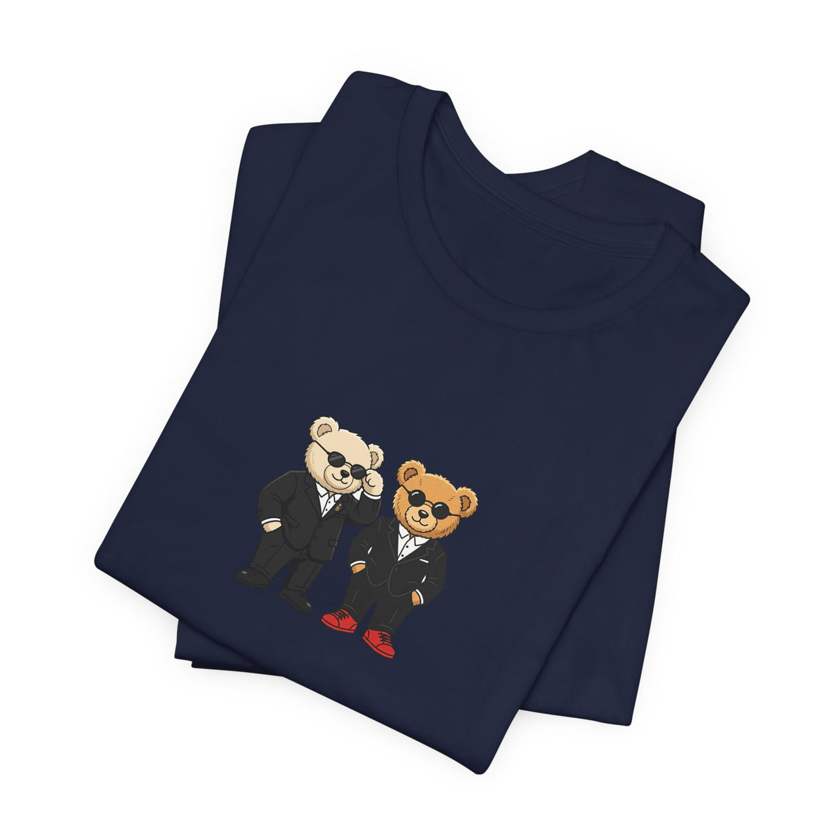 Smart Suit Bear Duo Unisex Graphic T-Shirt