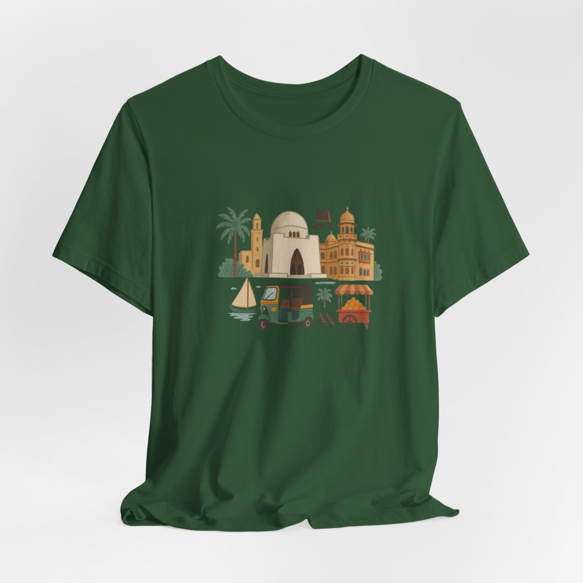 Pakistan Landmarks Unisex Graphic T-Shirt
