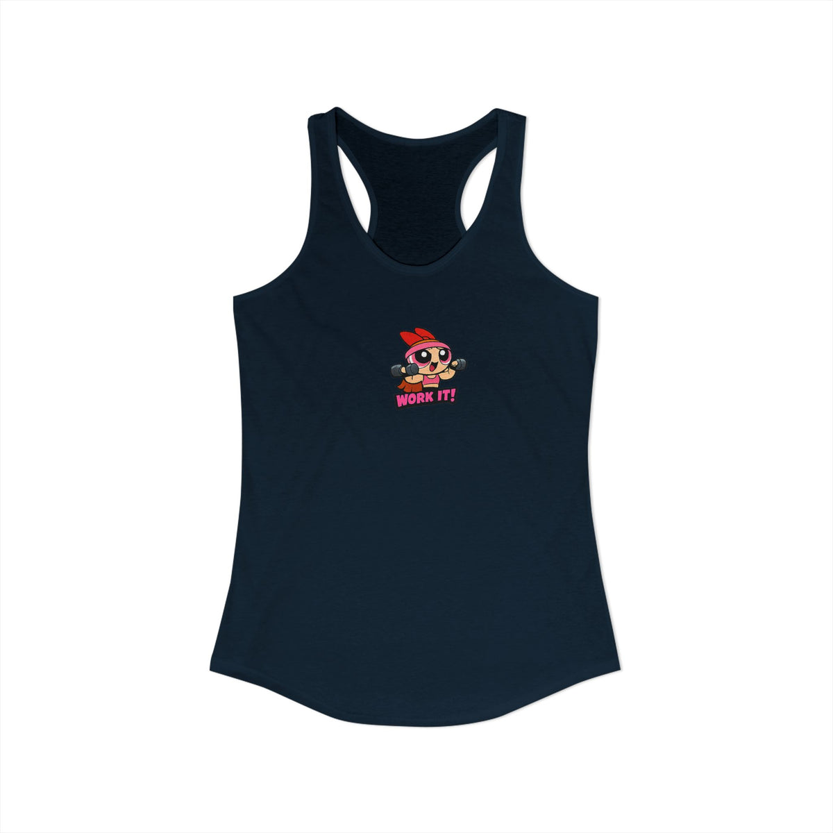 Work It! Women's Graphic Racerback Tank