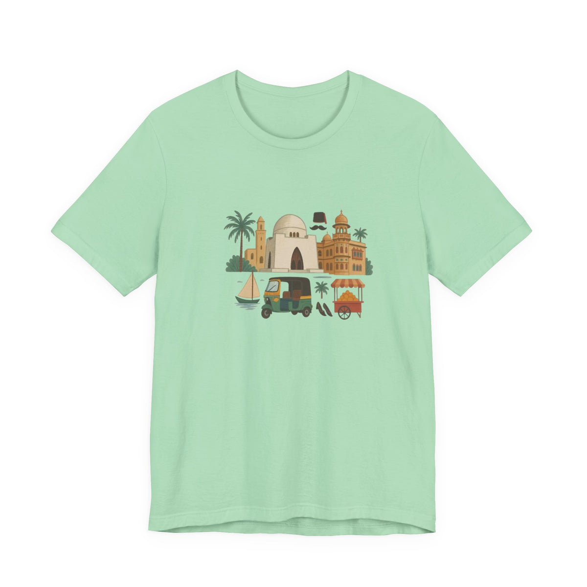 Pakistan Landmarks Unisex Graphic T-Shirt