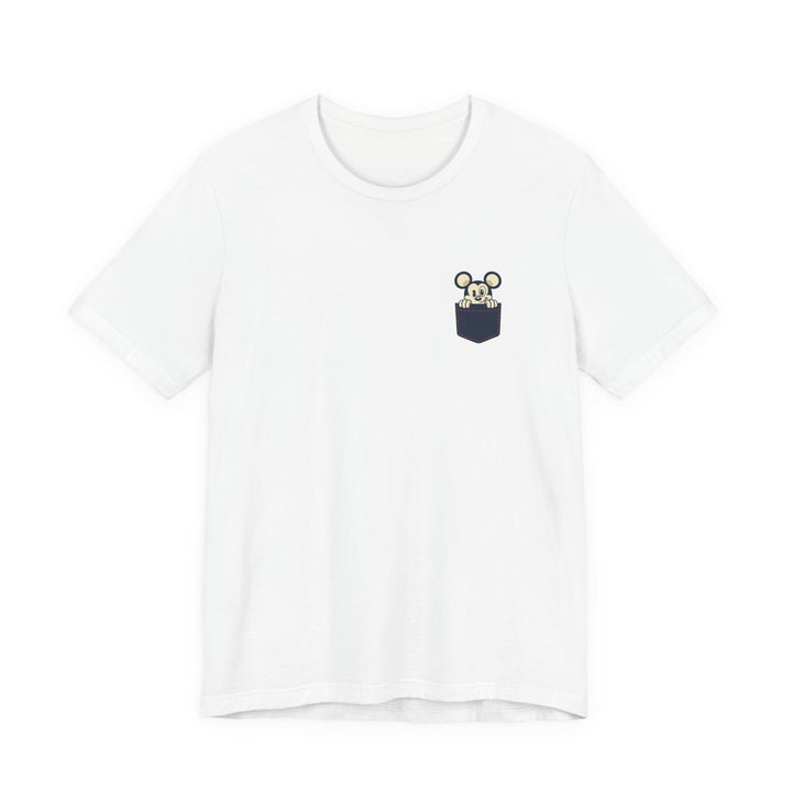 Pocket Bear Print Unisex Graphic T-Shirt