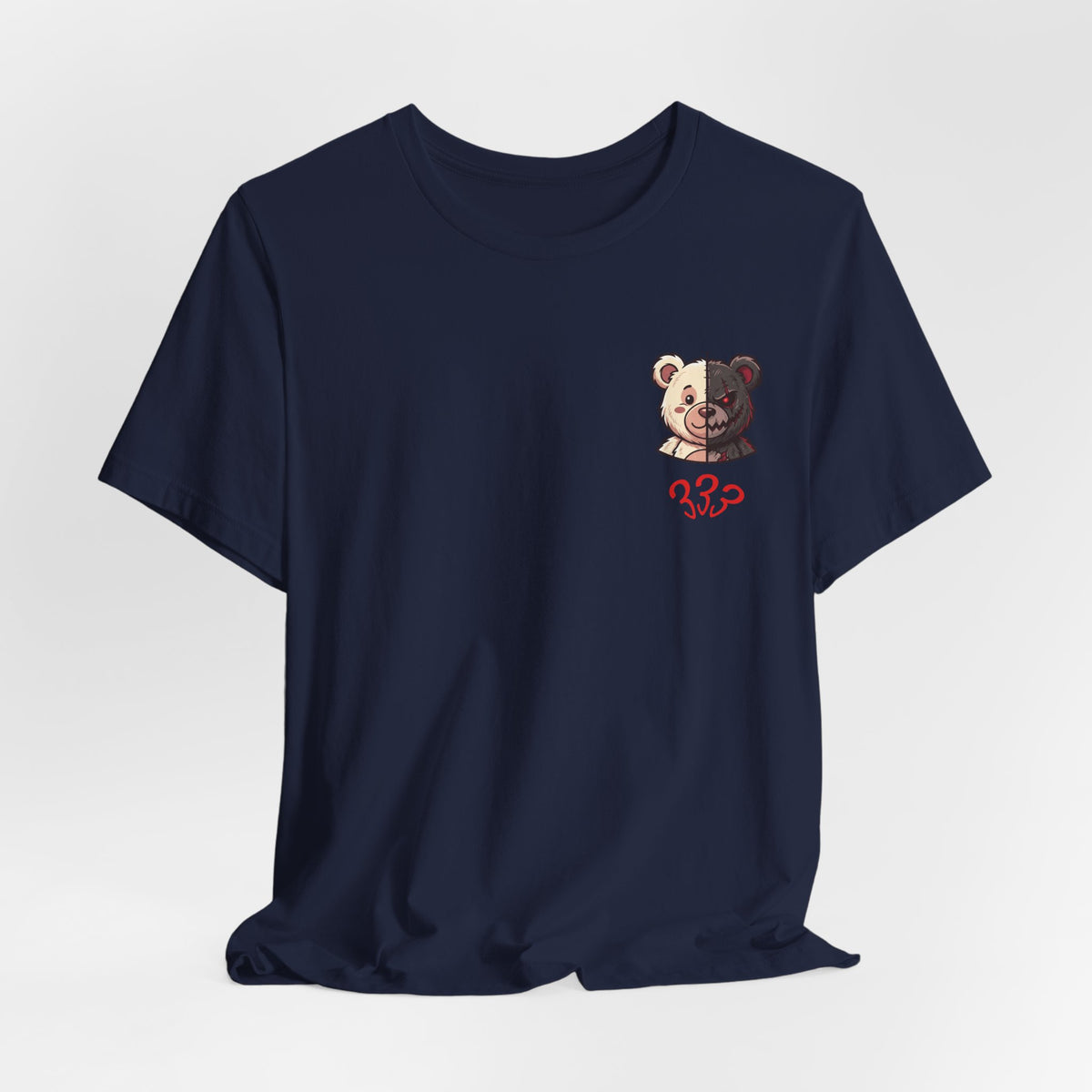 Two-Tone Bear and Om Unisex Graphic T-Shirt