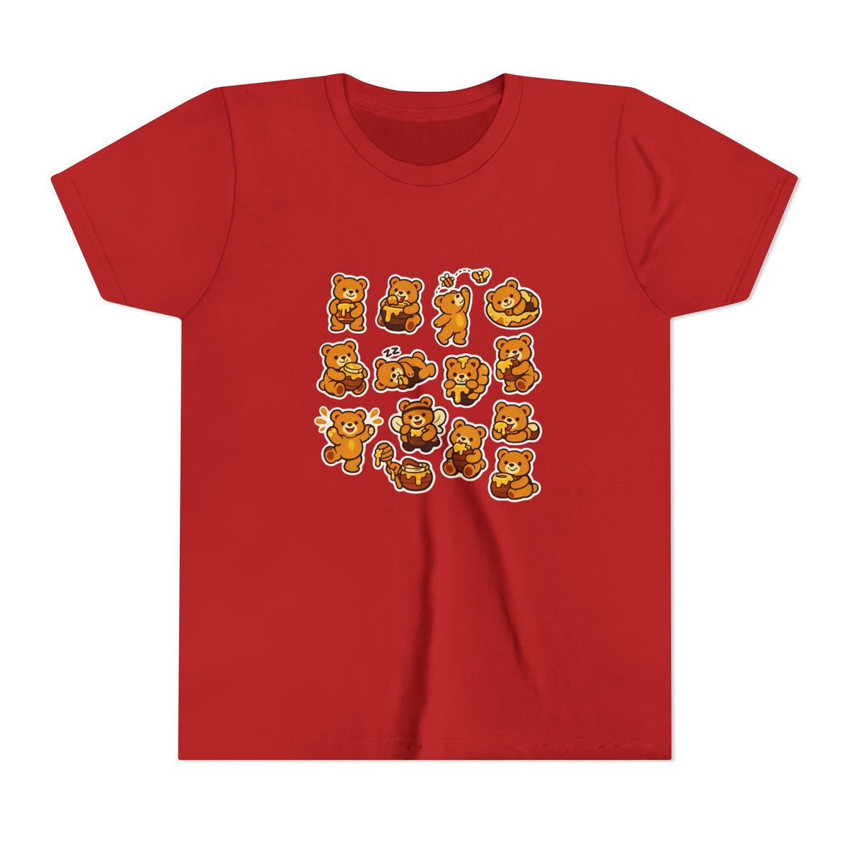 Honey Bear Collage Kids' Graphic T-Shirt