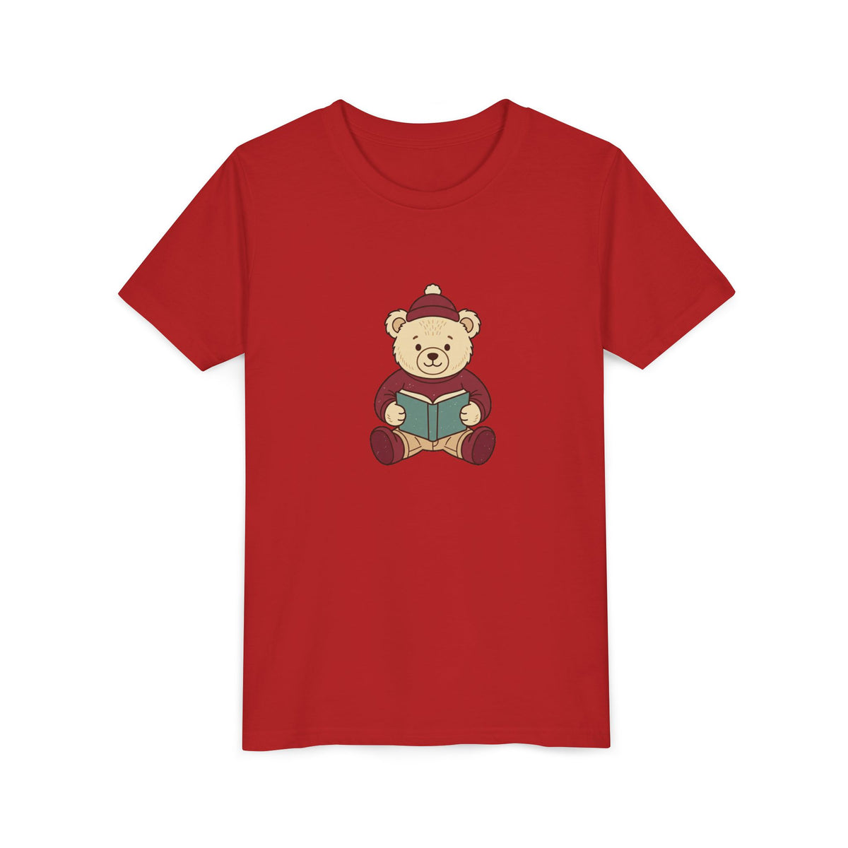 Reading Teddy Bear Kids' Graphic T-Shirt
