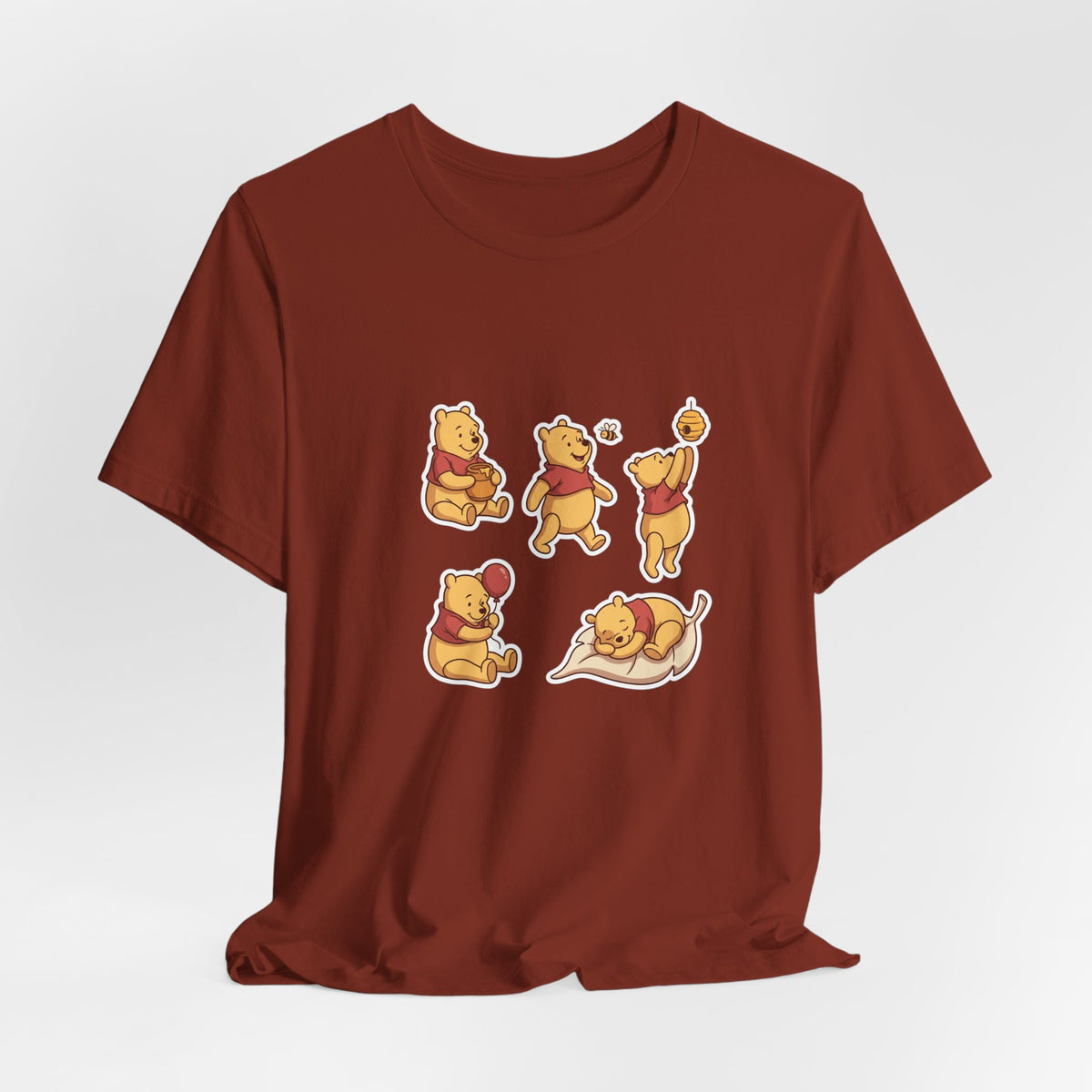 Playful Honey Bear Unisex Graphic T-Shirt