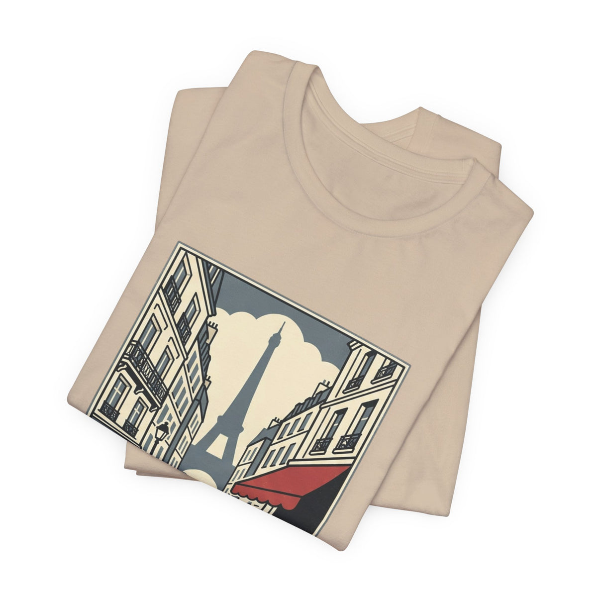 Paris Cafe Street Unisex Graphic T-Shirt