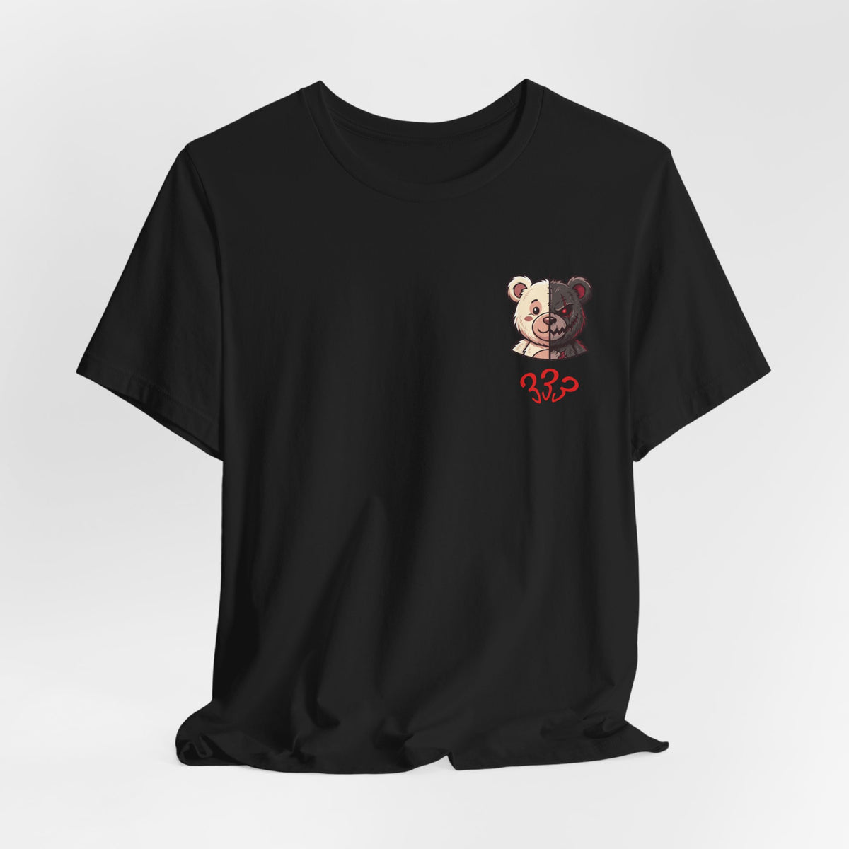 Two-Tone Bear and Om Unisex Graphic T-Shirt