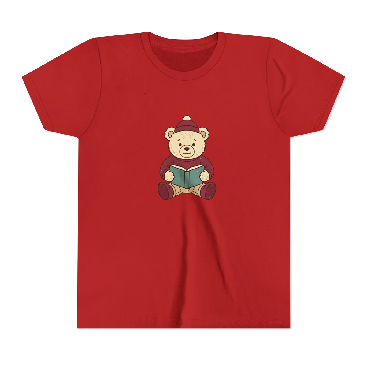 Reading Teddy Bear Kids' Graphic T-Shirt