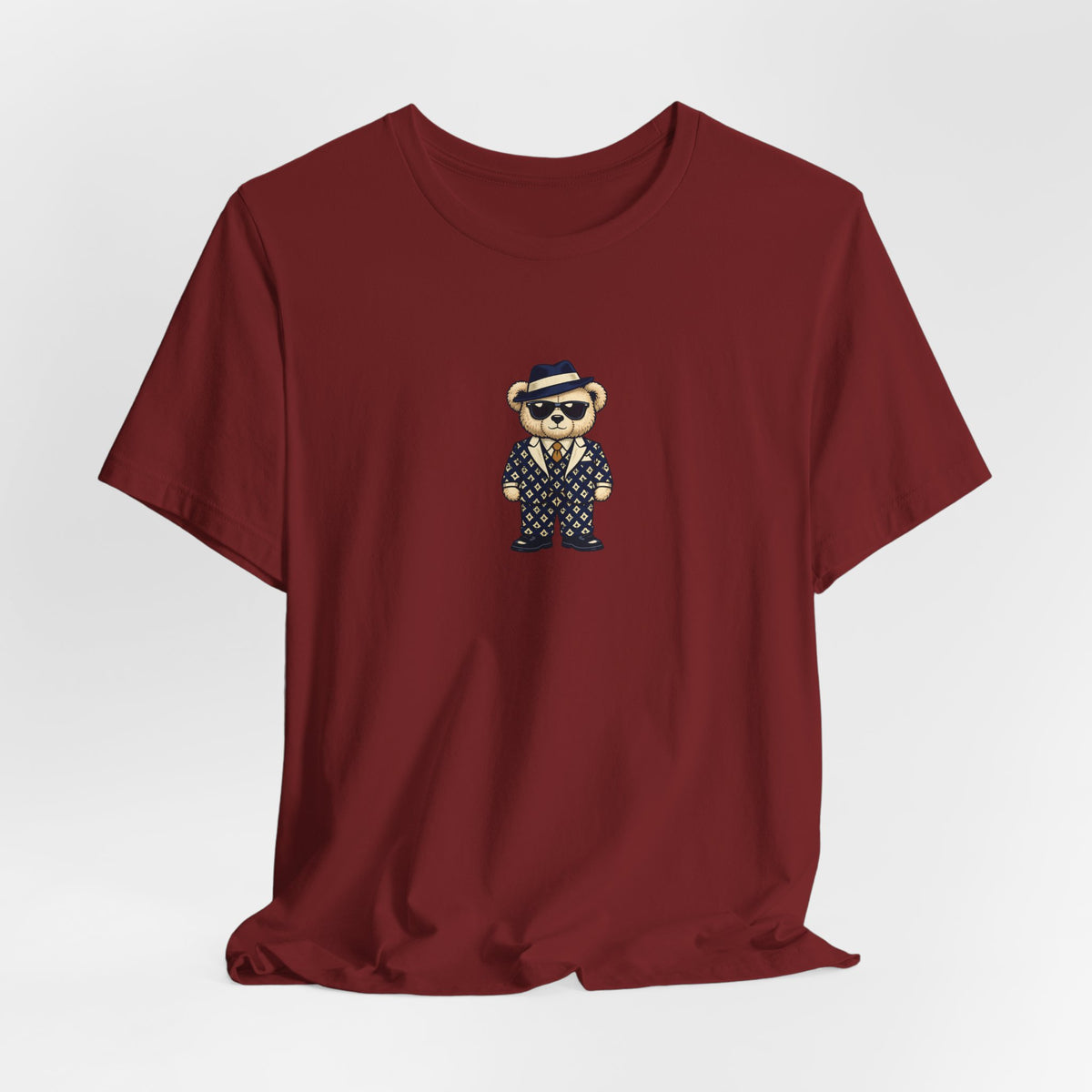 Suited Teddy Bear Unisex Graphic T-Shirt