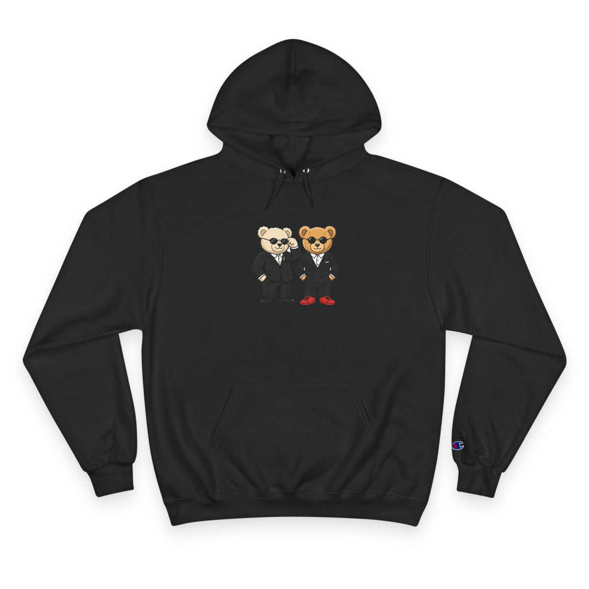 Smart Suit Bear Duo Unisex Graphic Hoodie