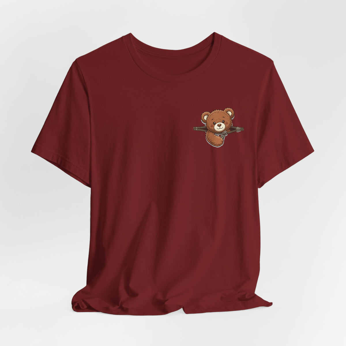 Peeking Brown Bear Unisex Graphic T-Shirt