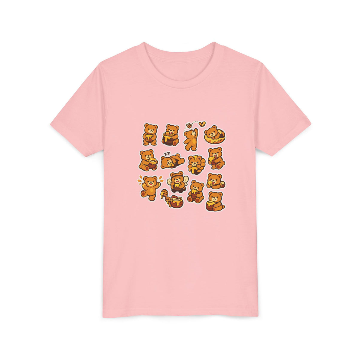 Honey Bear Collage Kids' Graphic T-Shirt