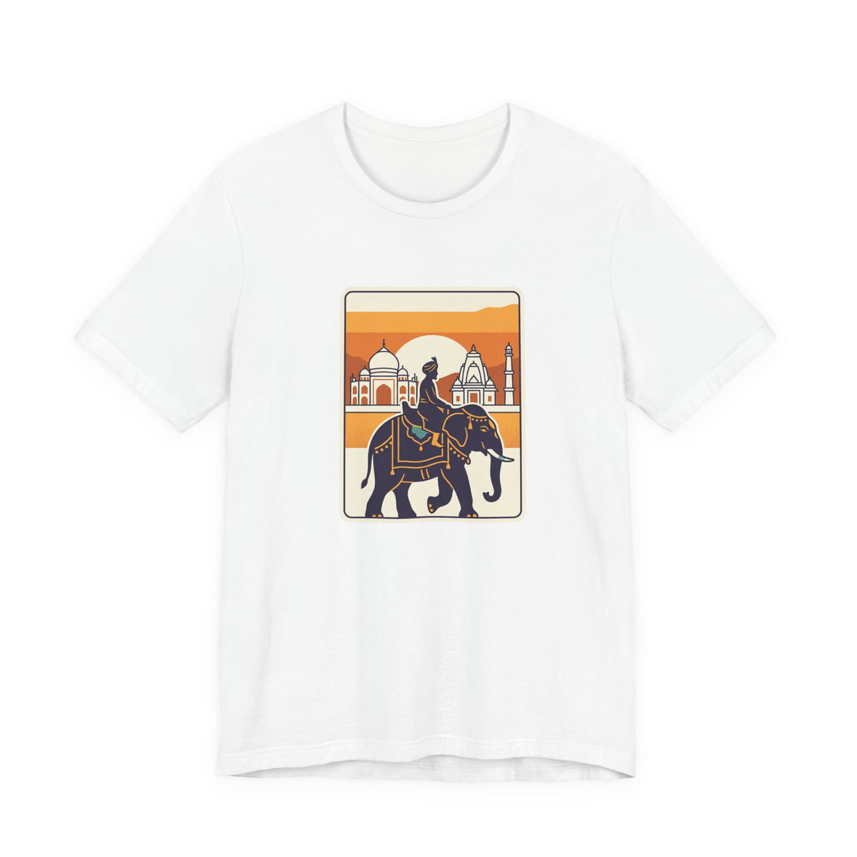 Indian Elephant Travel Unisex Graphic T-Shirt