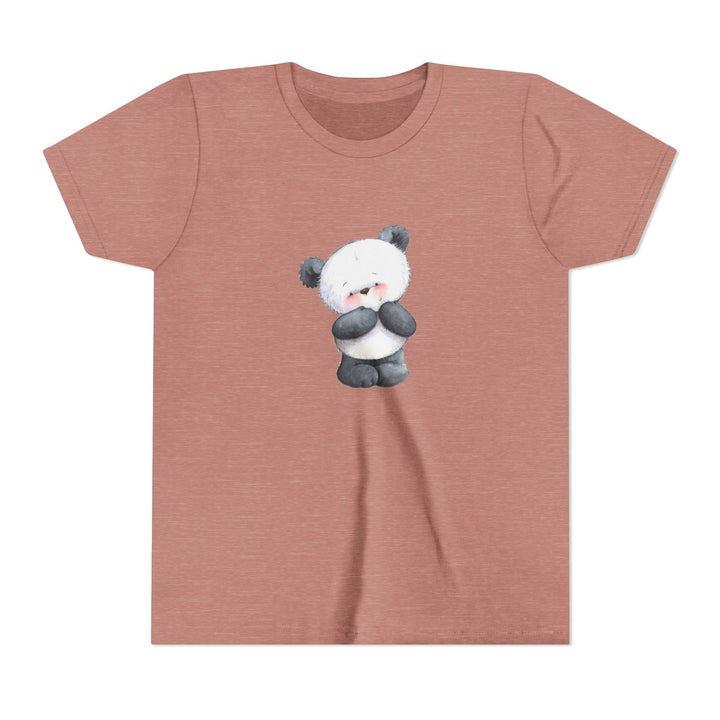 Shy Panda Kids' Graphic T-Shirt