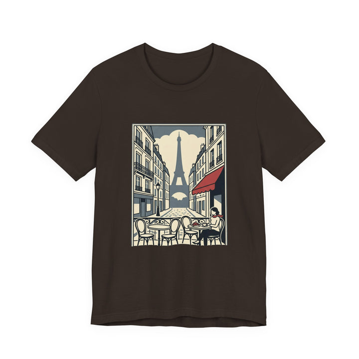 Paris Cafe Street Unisex Graphic T-Shirt