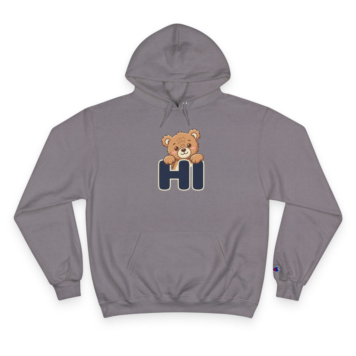 Hi Teddy Bear Unisex Graphic Hoodie