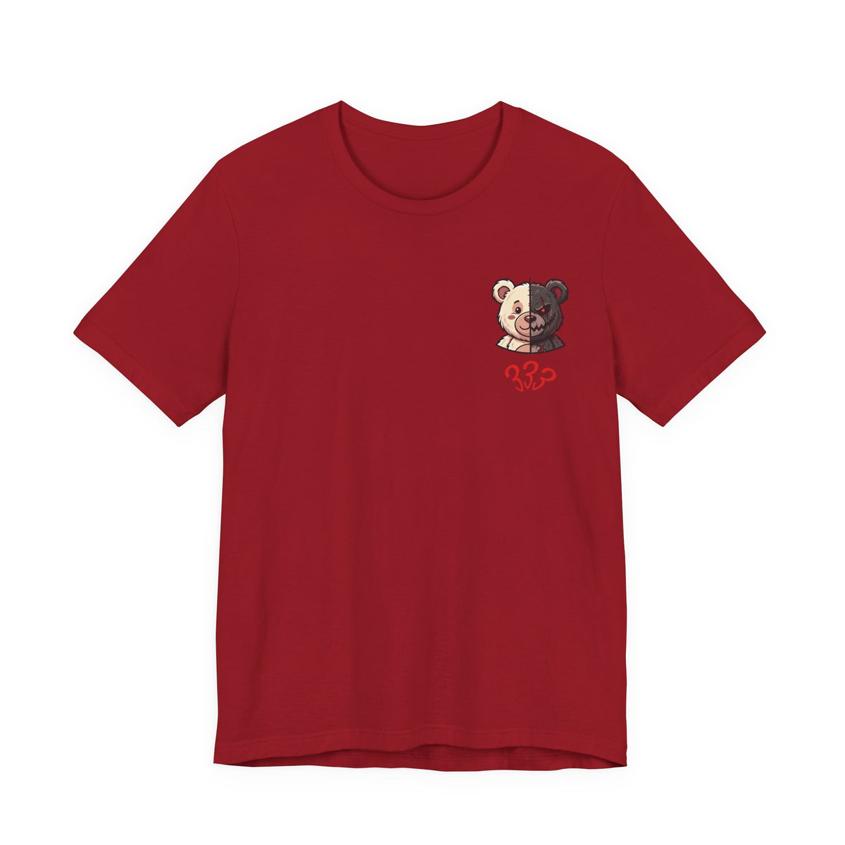 Two-Tone Bear and Om Unisex Graphic T-Shirt