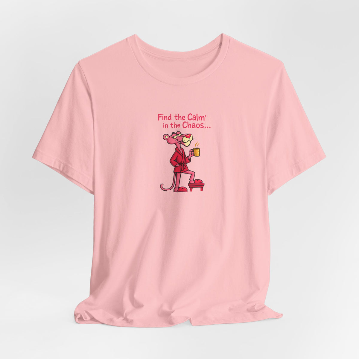 Calm in the Chaos Cat Unisex Graphic T-Shirt
