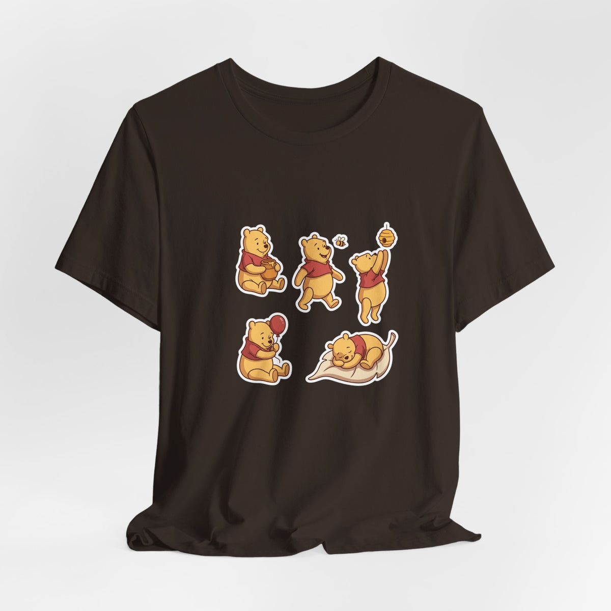 Playful Honey Bear Unisex Graphic T-Shirt
