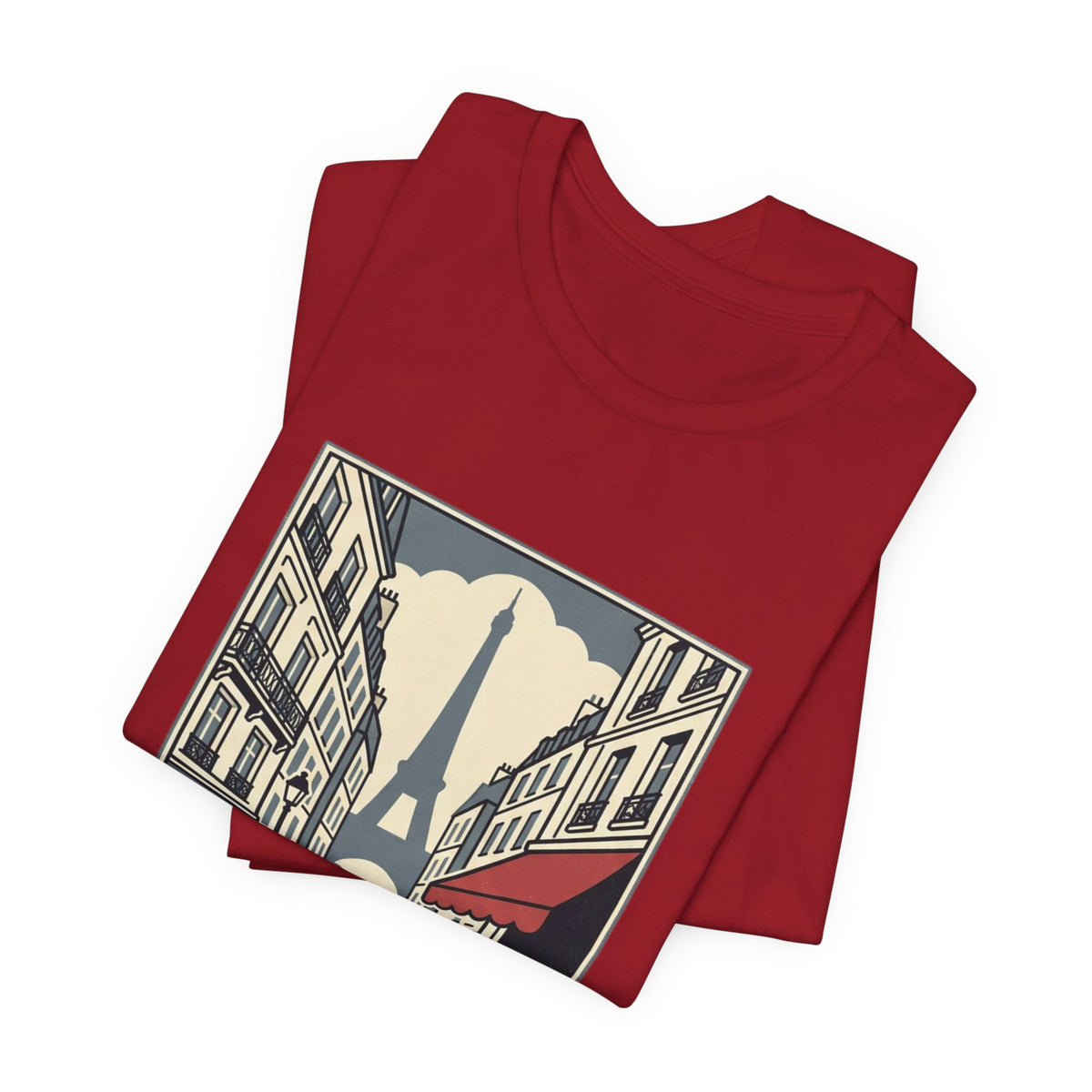 Paris Cafe Street Unisex Graphic T-Shirt