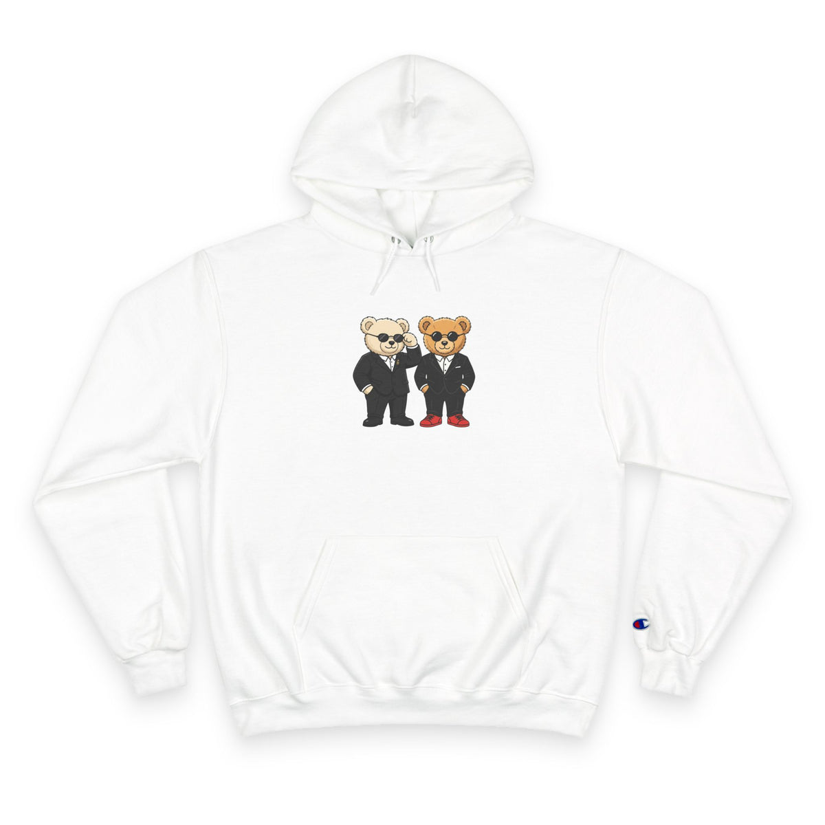 Smart Suit Bear Duo Unisex Graphic Hoodie