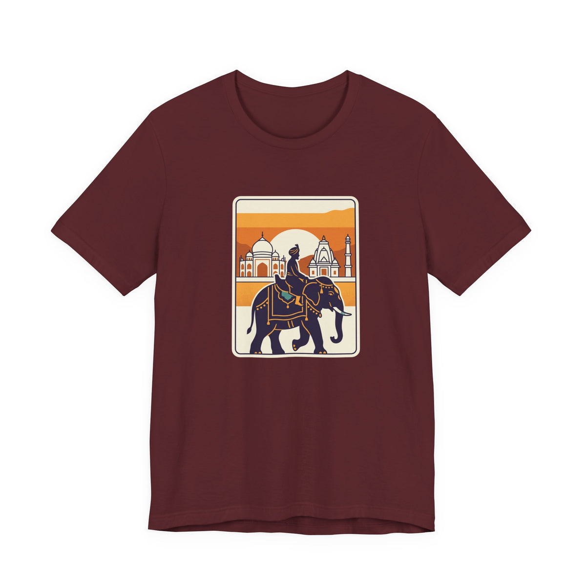 Indian Elephant Travel Unisex Graphic T-Shirt