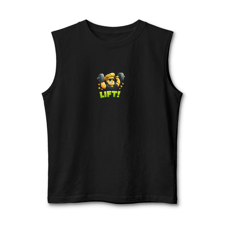 Lift! Cartoon Fitness Unisex Graphic Muscle Tank