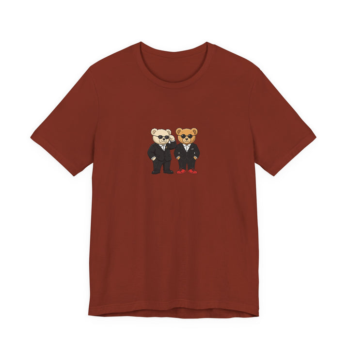 Smart Suit Bear Duo Unisex Graphic T-Shirt