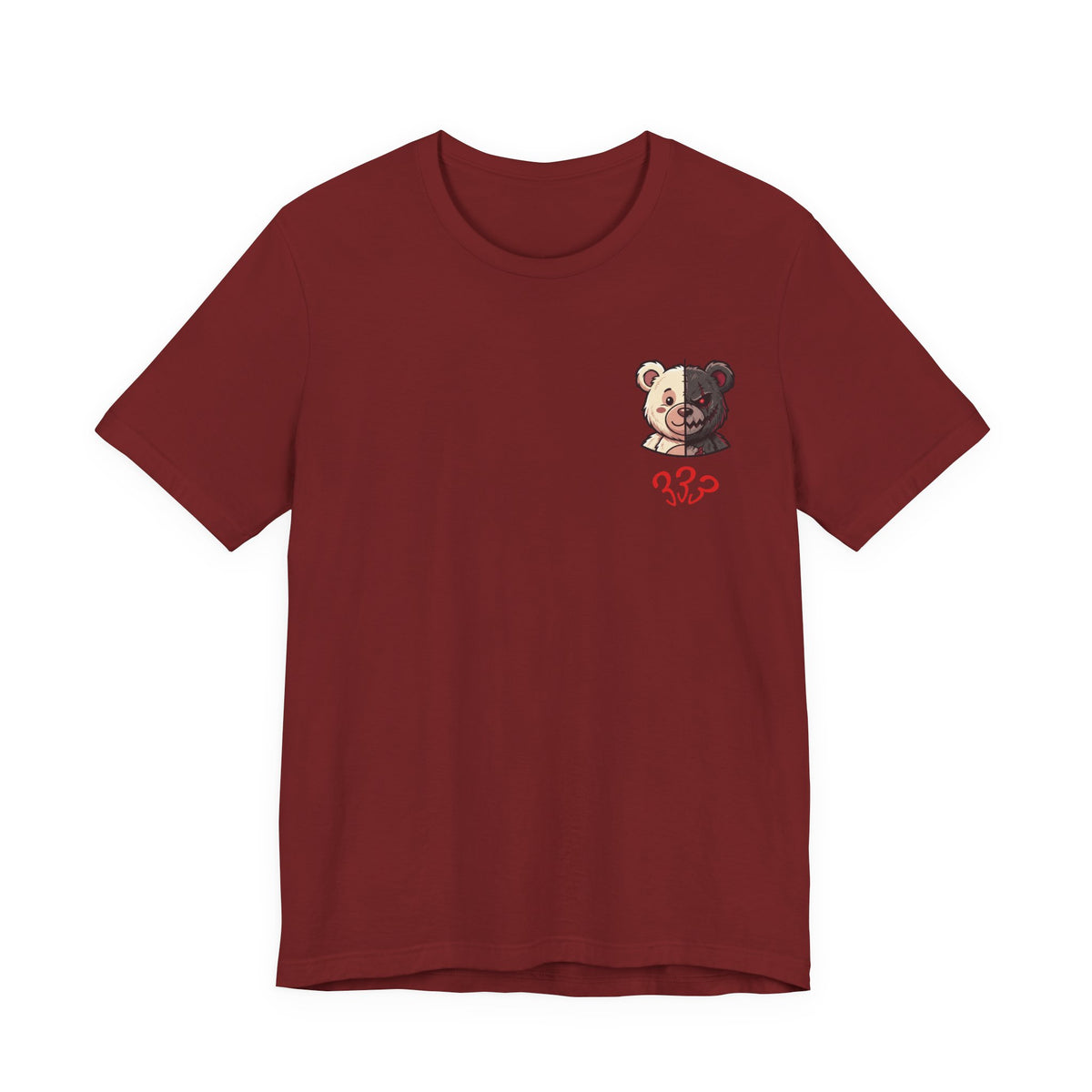 Two-Tone Bear and Om Unisex Graphic T-Shirt