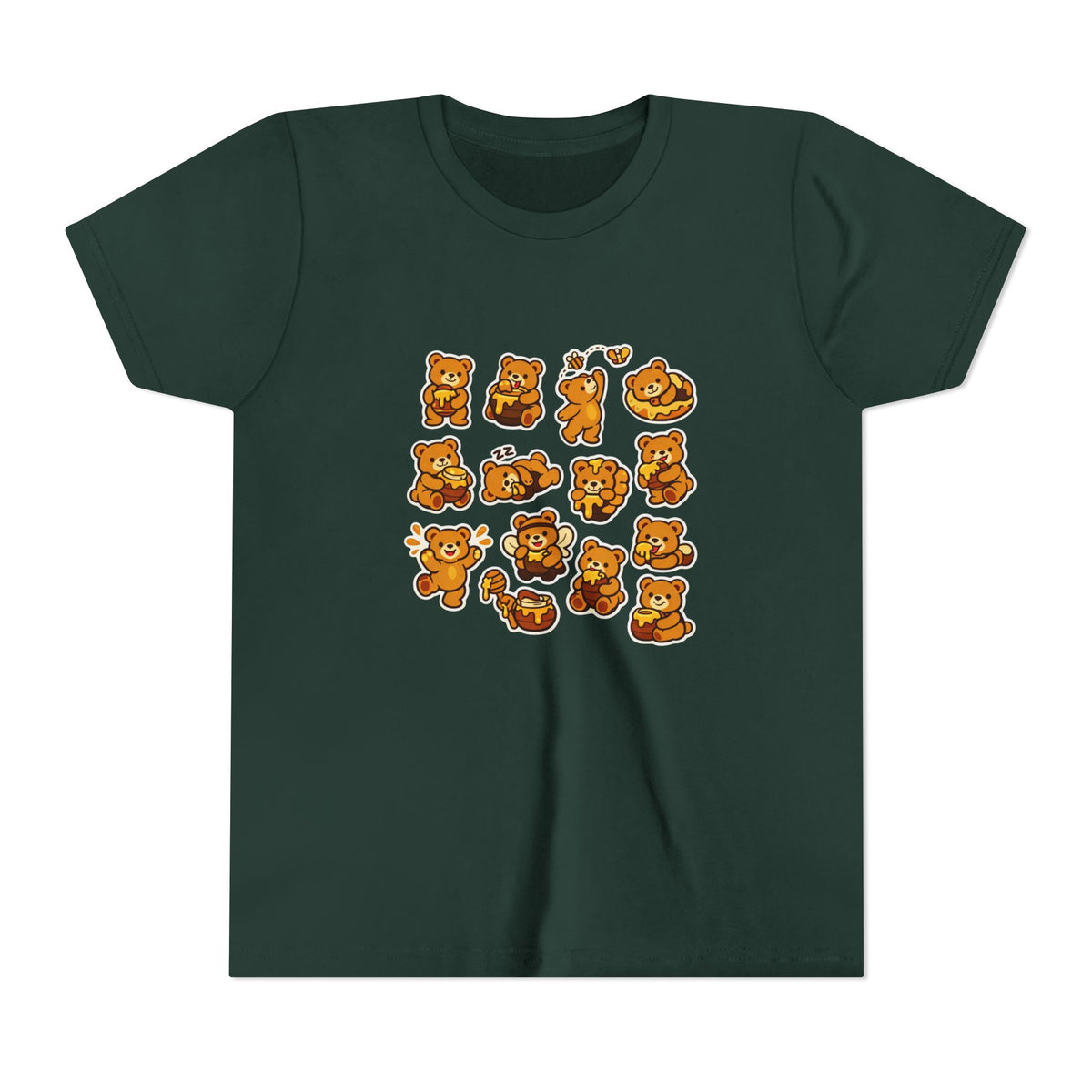 Honey Bear Collage Kids' Graphic T-Shirt