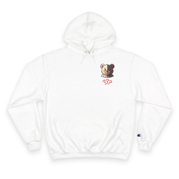 Two-Tone Bear and Om Unisex Graphic Hoodie